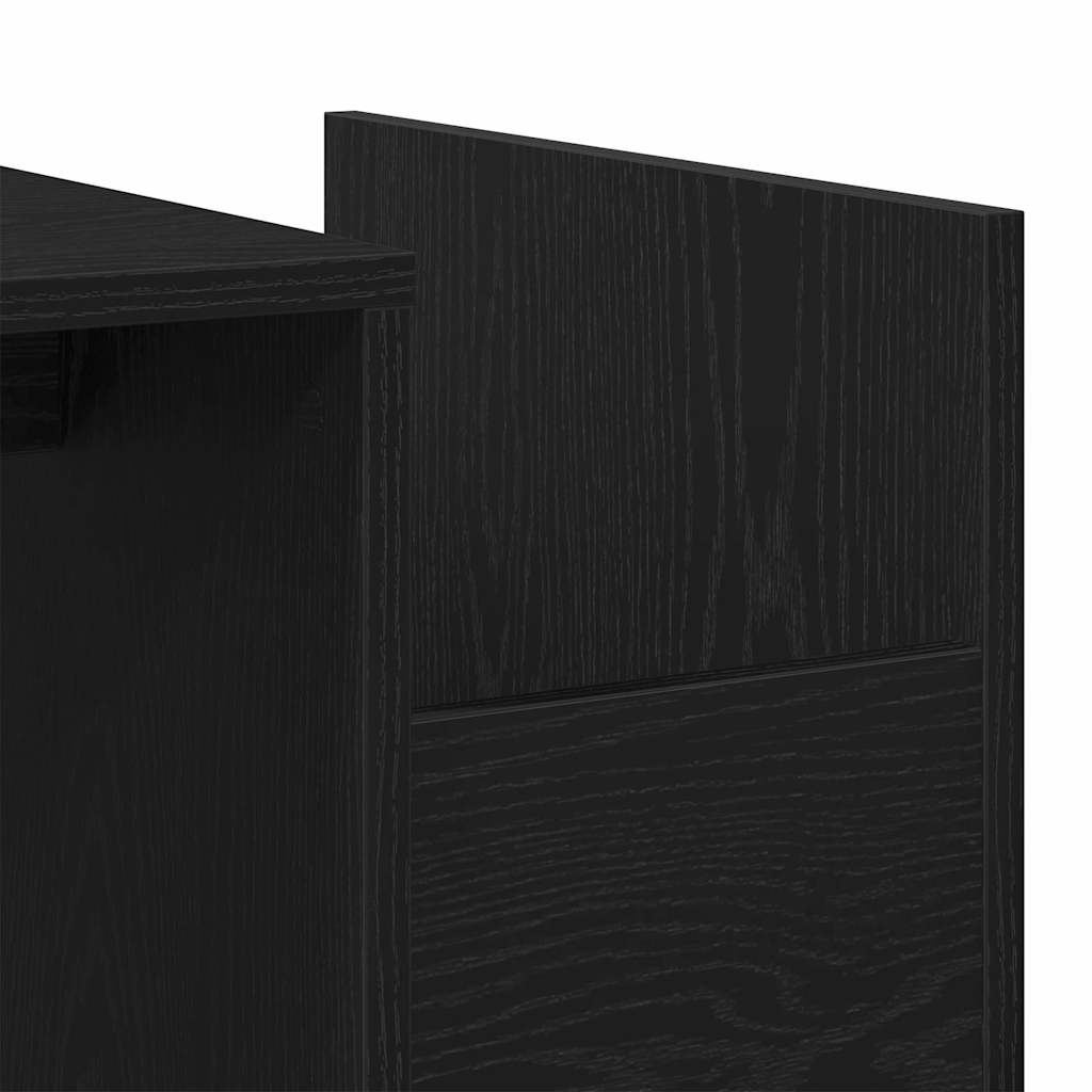 Konferenční Stolek Černý Dub 90 X 45 X 35 Cm Kompozitní Dřevo