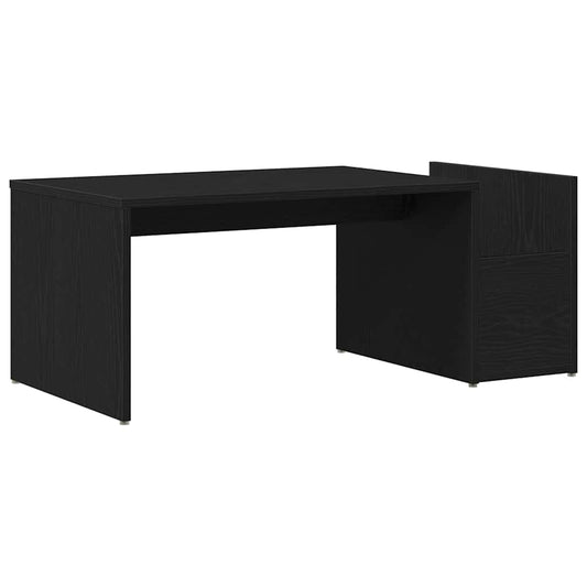 Konferenční Stolek Černý Dub 90 X 45 X 35 Cm Kompozitní Dřevo