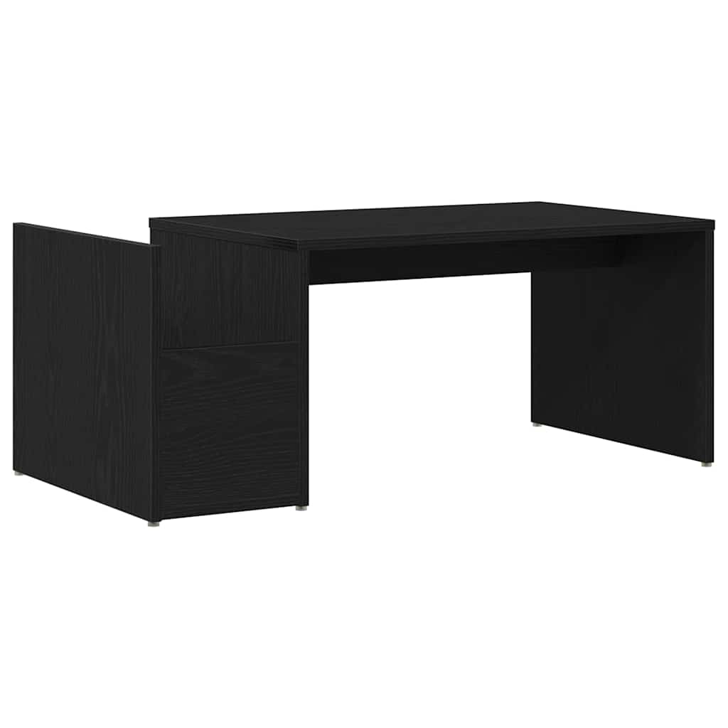 Konferenční Stolek Černý Dub 90 X 45 X 35 Cm Kompozitní Dřevo