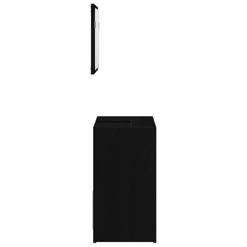 Koupelnová Skříň Černý Dub 60 X 33 X 60 Cm Kompozitní Dřevo