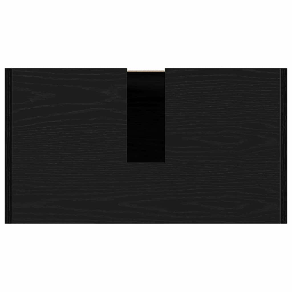 Koupelnová Skříň Černý Dub 60 X 33 X 60 Cm Kompozitní Dřevo