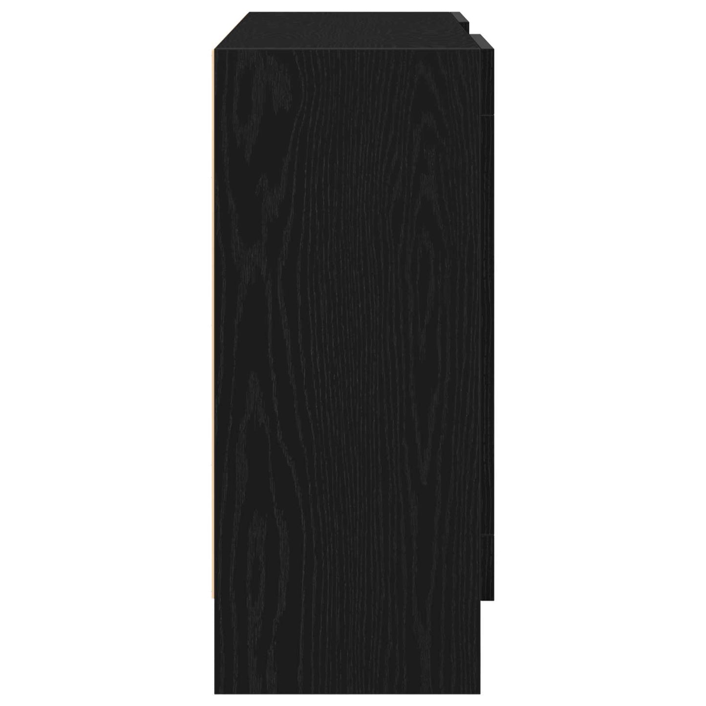 Servírovací Skříň Černý Dub 120 X 30,5 X 70 Cm Kompozitní Dřevo