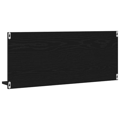 Zrcadlová Police Černý Dub 90 X 10,5 X 37 Cm Kompozitní Dřevo
