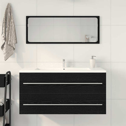 Koupelnová Skříňka Pod Umyvadlo, Černý Dub, 100 X 38,5 X 48 Cm, Z Umělého Dřeva