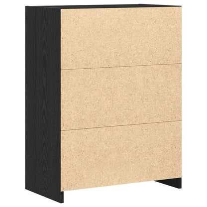 Koupelnová Skříň Černý Dub 60 X 33 X 80 Cm Kompozitní Dřevo