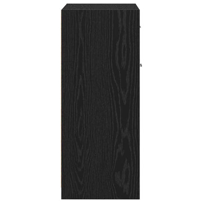 Koupelnová Skříň Černý Dub 60 X 33 X 80 Cm Kompozitní Dřevo