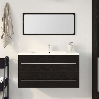 Umyvadlová Skříňka Černý Dub 90 X 45 X 1.5 Cm Kompozitní Dřevo