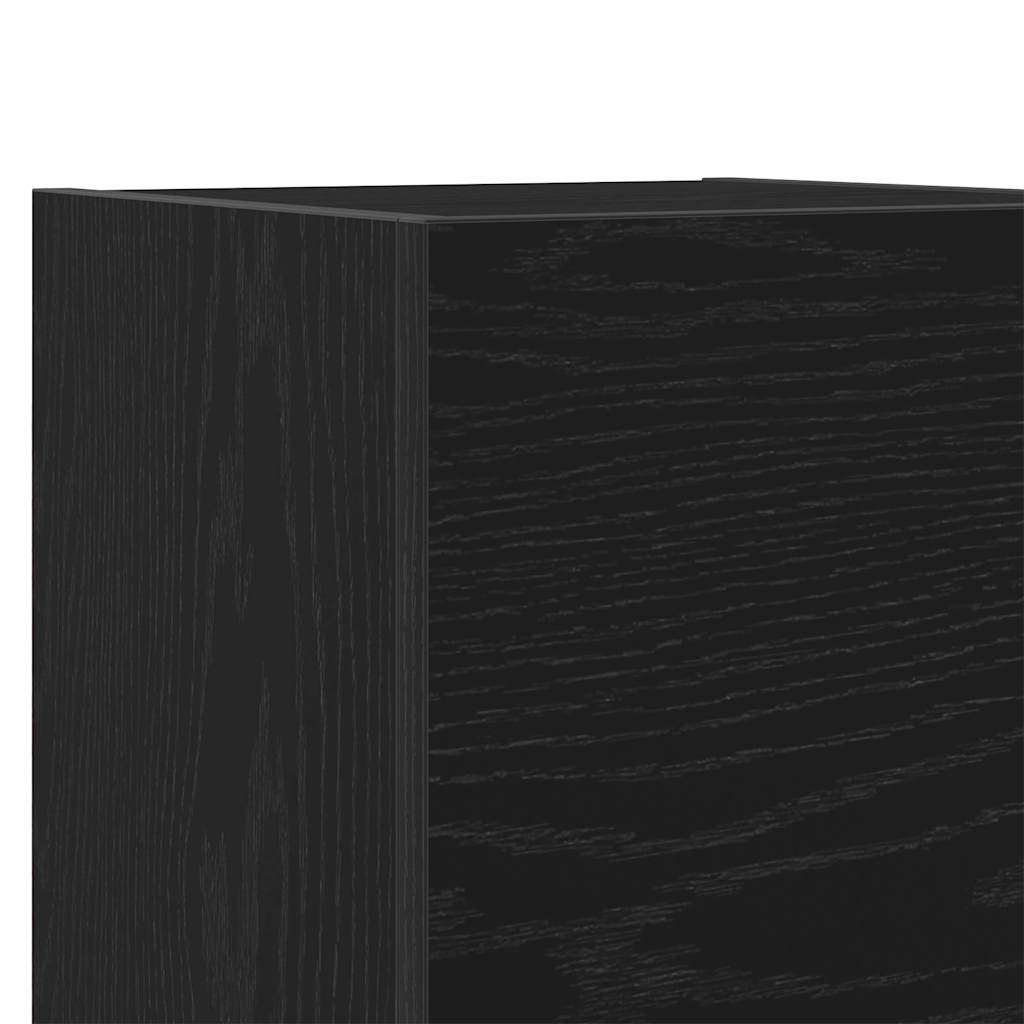 Nástěnný Tv Kabinet Nástěnný Černý Dub 30,5 X 30 X 30 Cm