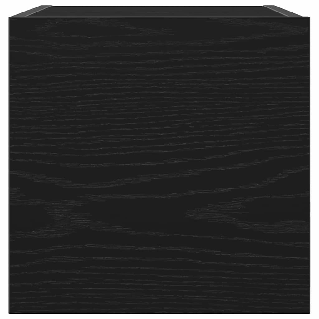 Nástěnný Tv Kabinet Nástěnný Černý Dub 30,5 X 30 X 30 Cm