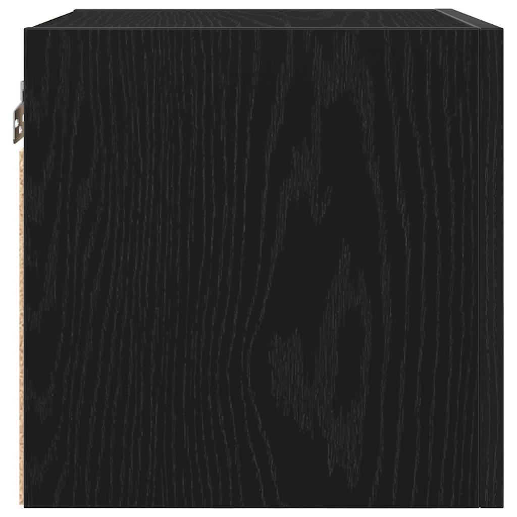 Nástěnný Tv Kabinet Nástěnný Černý Dub 30,5 X 30 X 30 Cm