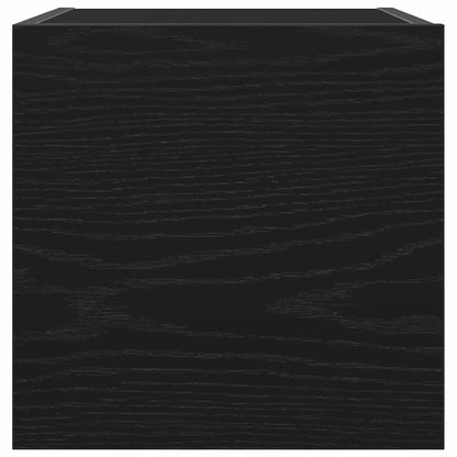 Nástěnný Tv Kabinet Nástěnný 2 Pcs Černý Dub 30,5 X 30 X 30 Cm