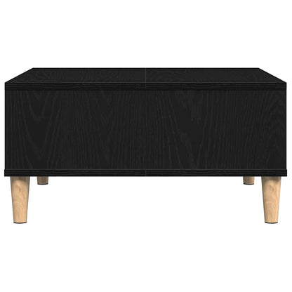 Konferenční Stolek Černý Dub 60 X 60 X 30 Cm Kompozitní Dřevo