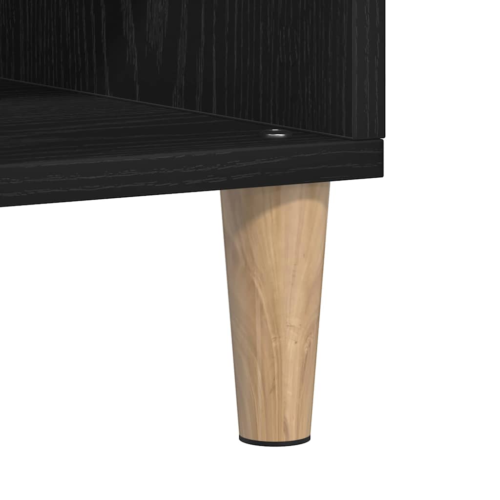 Servírovací Skříň 103,5 X 35 X 70 Cm Kompozitní Dřevo Černý Dub