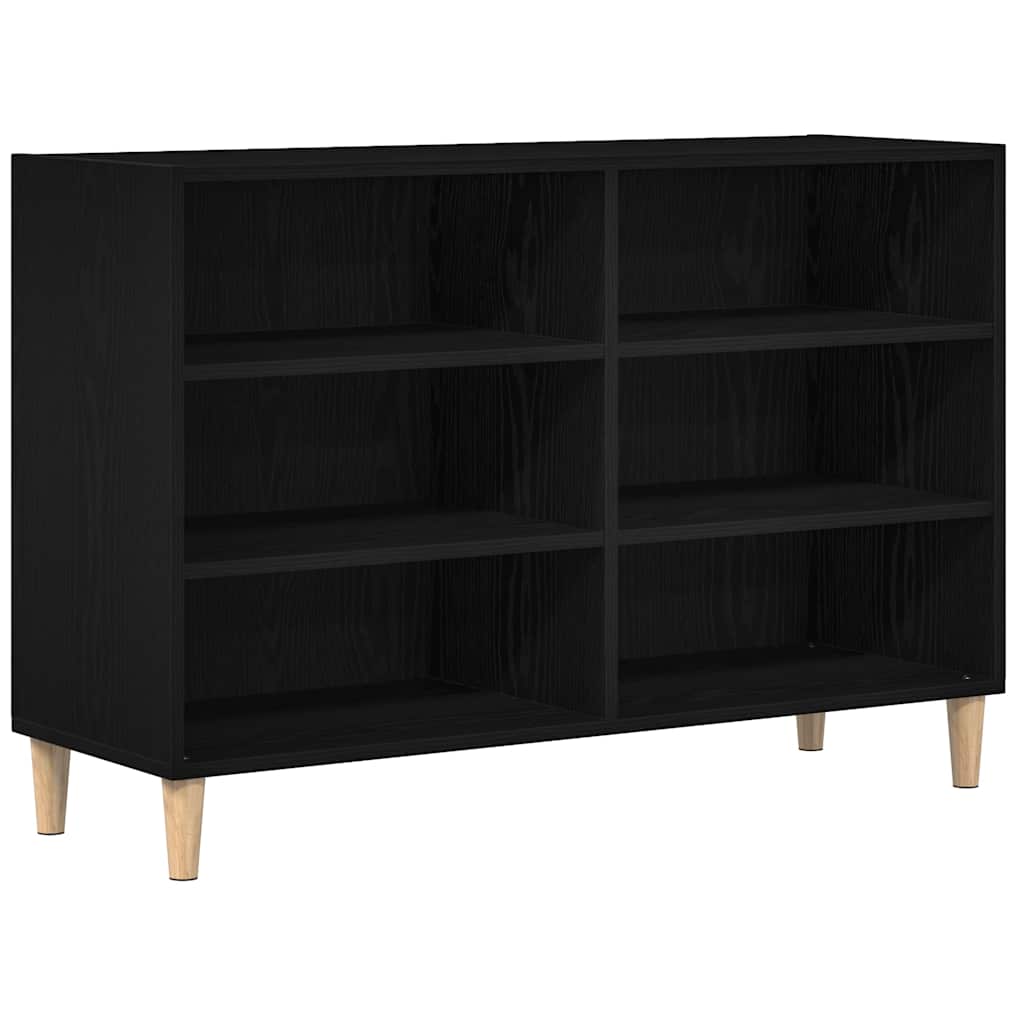 Servírovací Skříň 103,5 X 35 X 70 Cm Kompozitní Dřevo Černý Dub