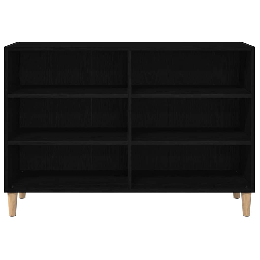 Servírovací Skříň 103,5 X 35 X 70 Cm Kompozitní Dřevo Černý Dub