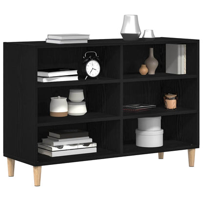 Servírovací Skříň 103,5 X 35 X 70 Cm Kompozitní Dřevo Černý Dub