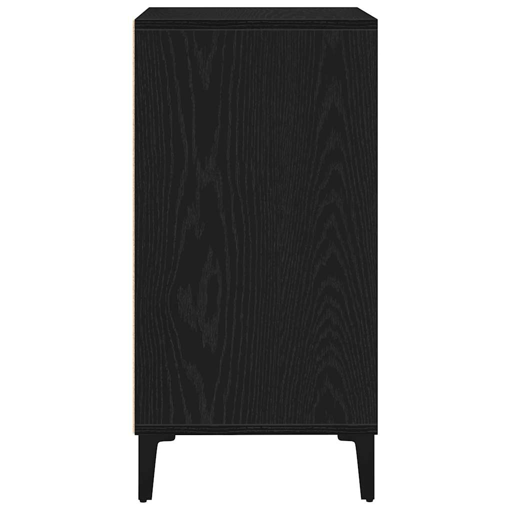 Servírovací Skříň Černý Dub 57 X 35 X 70 Cm Kompozitní Dřevo