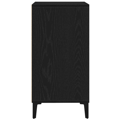 Servírovací Skříň Černý Dub 57 X 35 X 70 Cm Kompozitní Dřevo