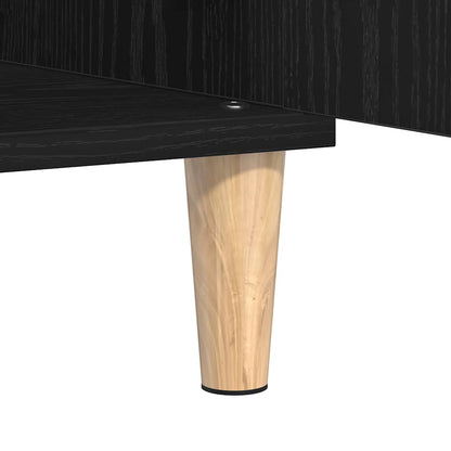 Servírovací Skříň Černý Dub 60 X 35 X 70 Cm Kompozitní Dřevo