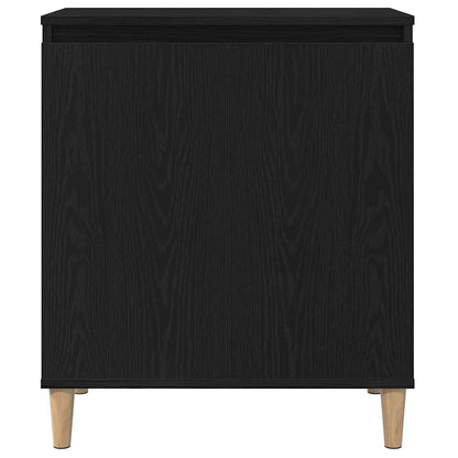 Servírovací Skříň Černý Dub 60 X 35 X 70 Cm Kompozitní Dřevo