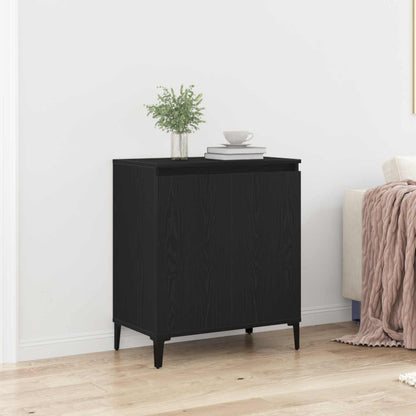 Servírovací Skříň Černý Dub 60 X 35 X 70 Cm Kompozitní Dřevo