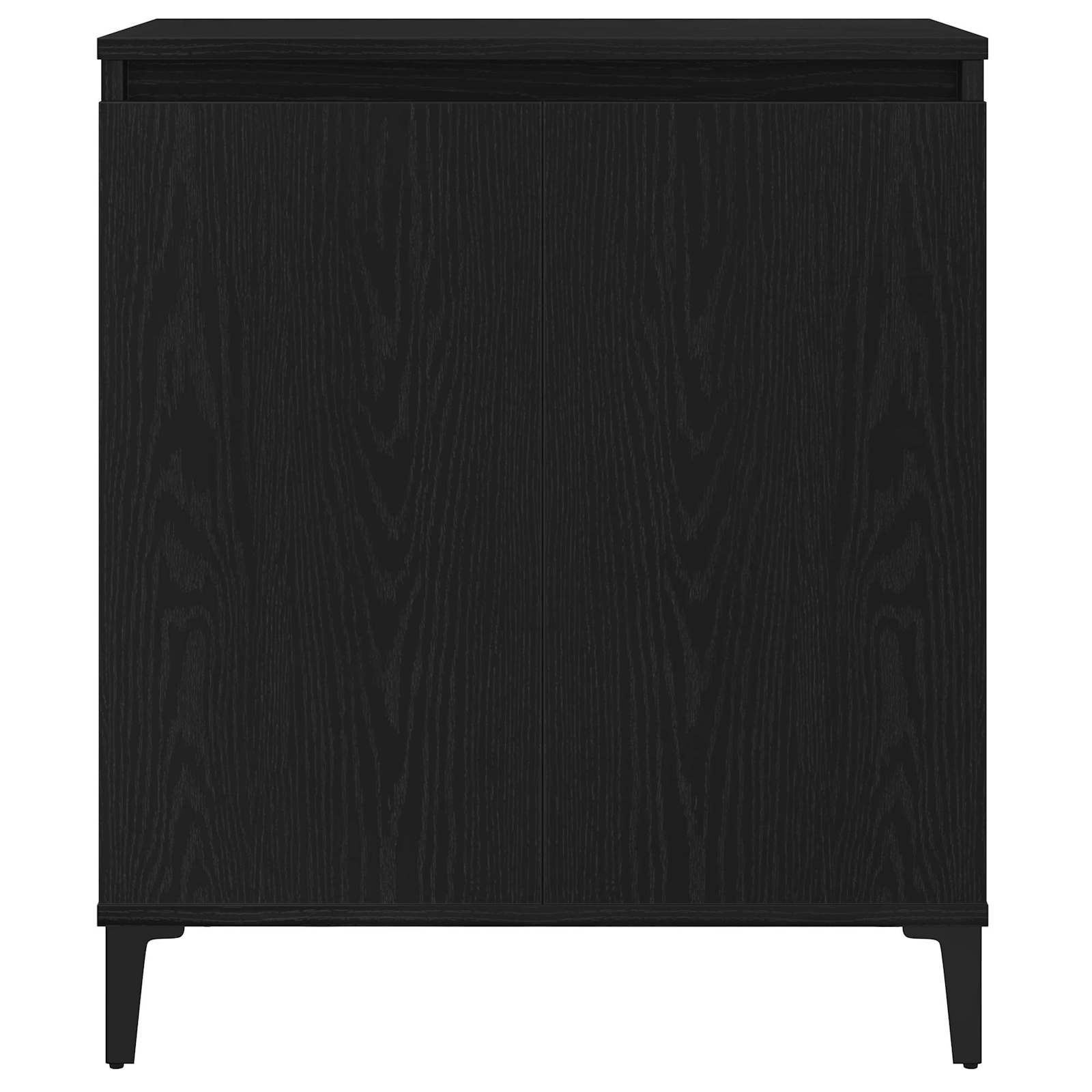 Servírovací Skříň Černý Dub 60 X 35 X 70 Cm Kompozitní Dřevo