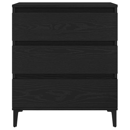 Servírovací Skříň Černý Dub 60 X 35 X 70 Cm Kompozitní Dřevo