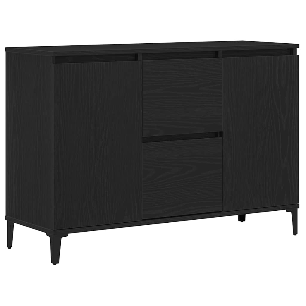 Servírovací Skříň Černý Dub 104 X 35 X 70 Cm Kompozitní Dřevo