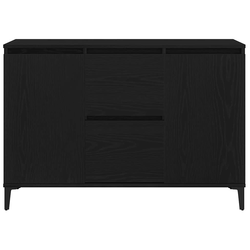 Servírovací Skříň Černý Dub 104 X 35 X 70 Cm Kompozitní Dřevo