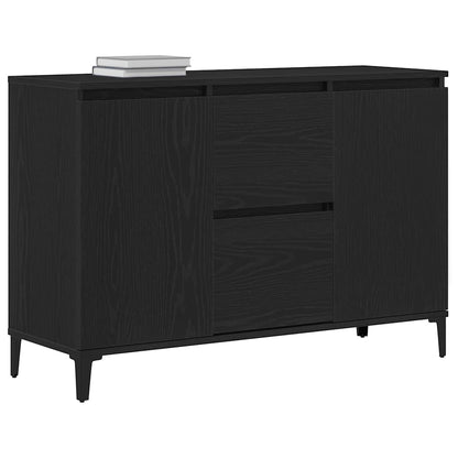 Servírovací Skříň Černý Dub 104 X 35 X 70 Cm Kompozitní Dřevo