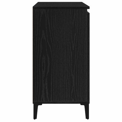 Servírovací Skříň Černý Dub 104 X 35 X 70 Cm Kompozitní Dřevo