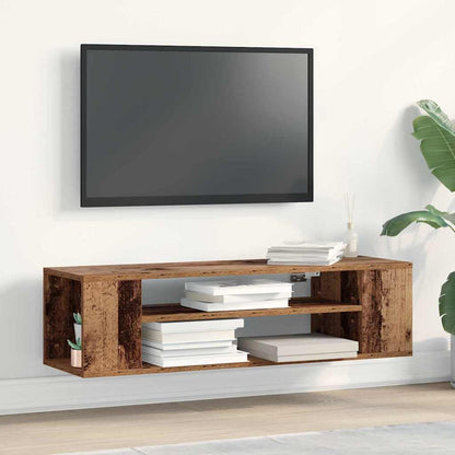 Televizní Skříň 100 X 30 X 26,5 Cm Staré Dřevo Kompozitní Dřevo