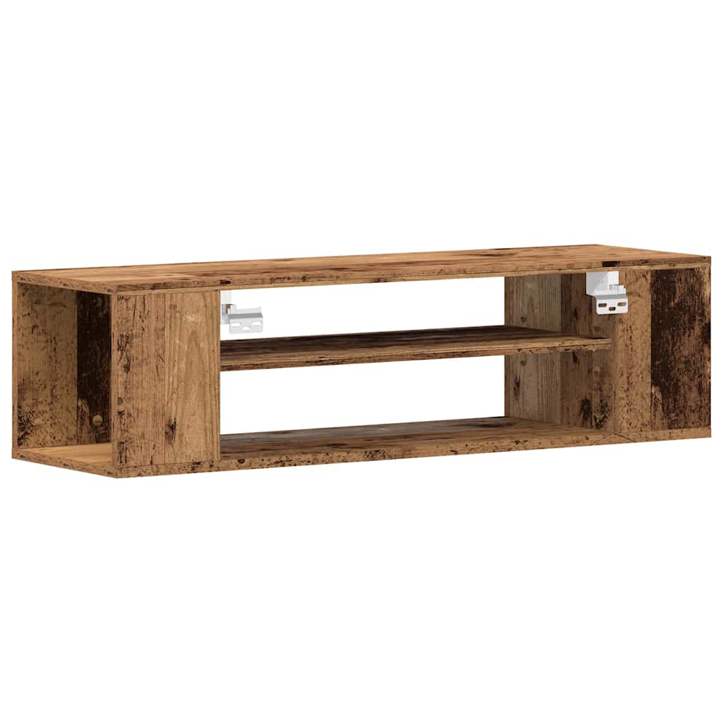 Televizní Skříň 100 X 30 X 26,5 Cm Staré Dřevo Kompozitní Dřevo