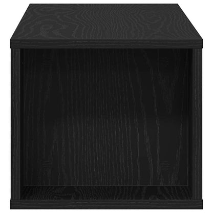 Televizní Skříň 100 X 30 X 26,5 Cm Černý Dub Kompozitní Dřevo