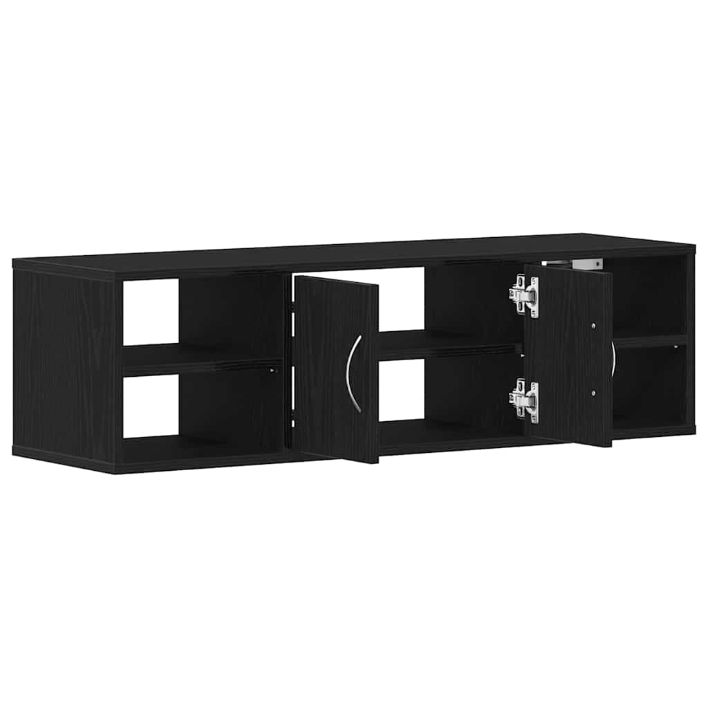Nástěnná Polička Nástěnná Montáž Černý Dub 102 X 30 X 29 Cm