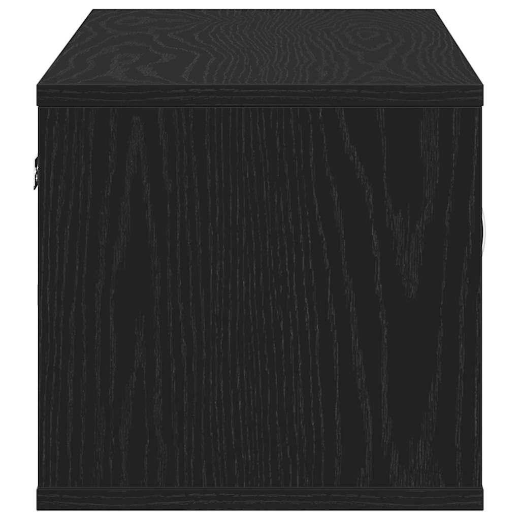 Nástěnná Polička Nástěnná Montáž Černý Dub 102 X 30 X 29 Cm