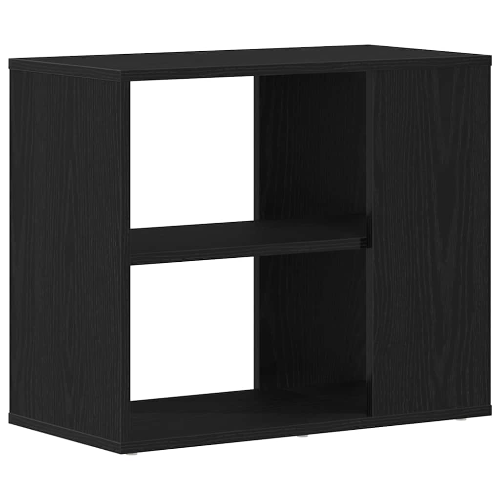 Servírovací Skříň Černý Dub 60 X 30 X 50 Cm Kompozitní Dřevo