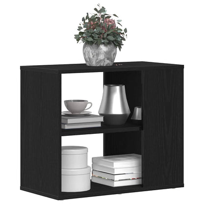 Servírovací Skříň Černý Dub 60 X 30 X 50 Cm Kompozitní Dřevo