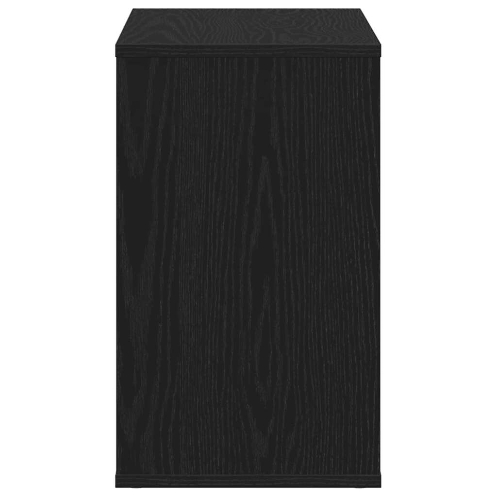 Servírovací Skříň Černý Dub 60 X 30 X 50 Cm Kompozitní Dřevo