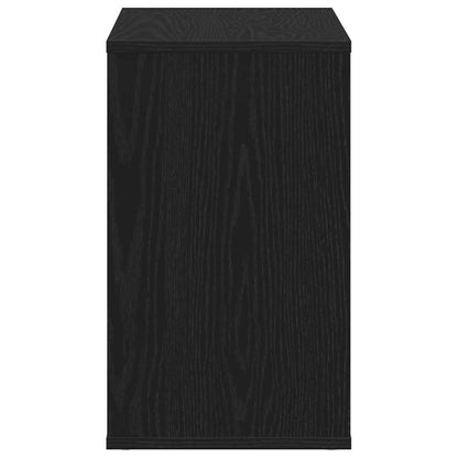 Servírovací Skříň Černý Dub 60 X 30 X 50 Cm Kompozitní Dřevo