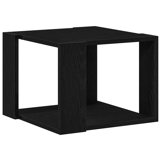 Konferenční Stolek Černý Dub 40 X 40 X 30 Cm Kompozitní Dřevo
