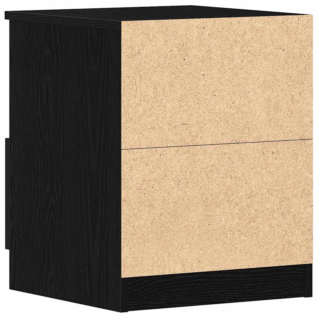 Noční Skříňka Černý Dub 40 X 40 X 50 Cm Kompozitní Dřevo