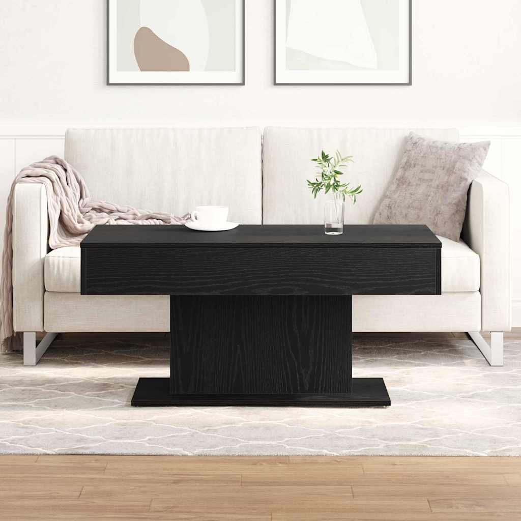 Konferenční Stolek Černý Dub 96 X 50 X 45 Cm Kompozitní Dřevo
