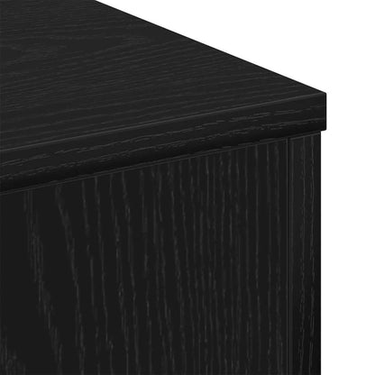 Konferenční Stolek Černý Dub 60 X 60 X 31,5 Cm Kompozitní Dřevo