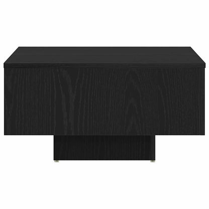 Konferenční Stolek Černý Dub 60 X 60 X 31,5 Cm Kompozitní Dřevo
