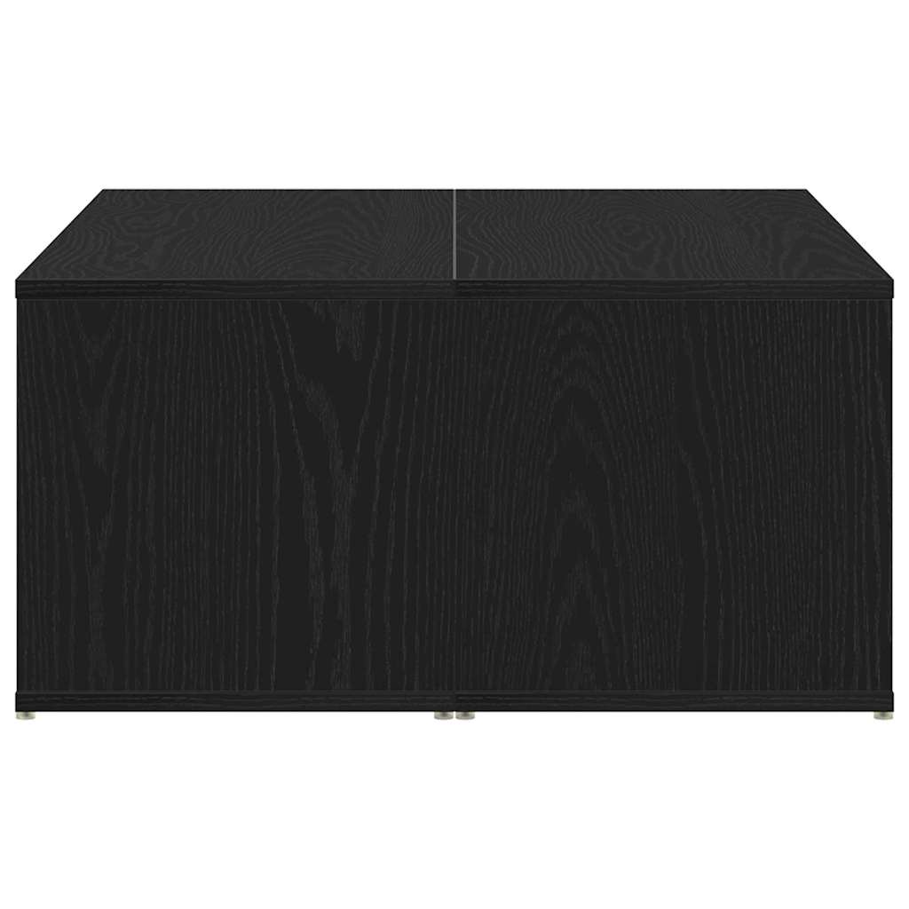 Konferenční Stolek Černý Dub 90 X 67 X 33 Cm Kompozitní Dřevo
