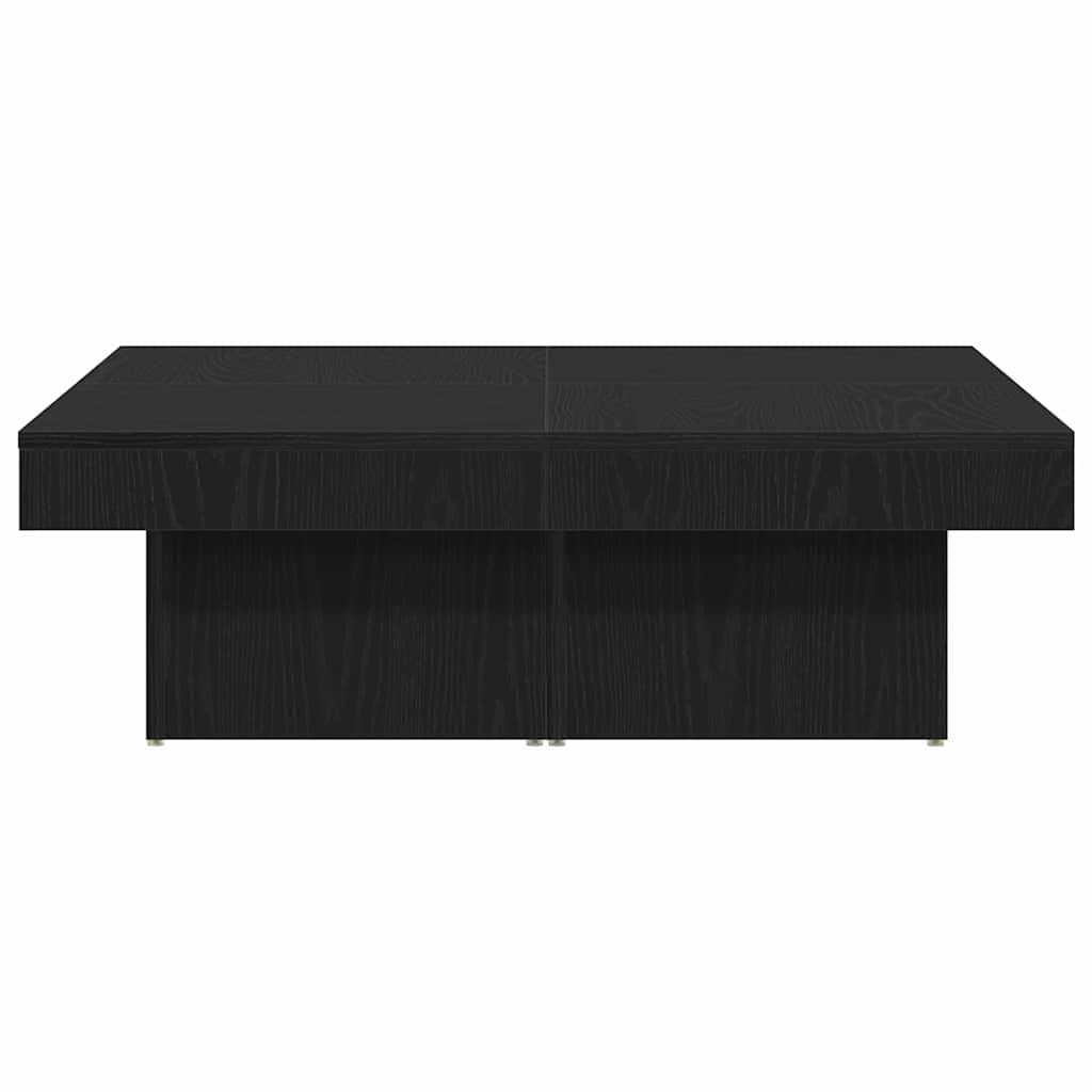 Konferenční Stolek Černý Dub 90 X 90 X 28 Cm Kompozitní Dřevo