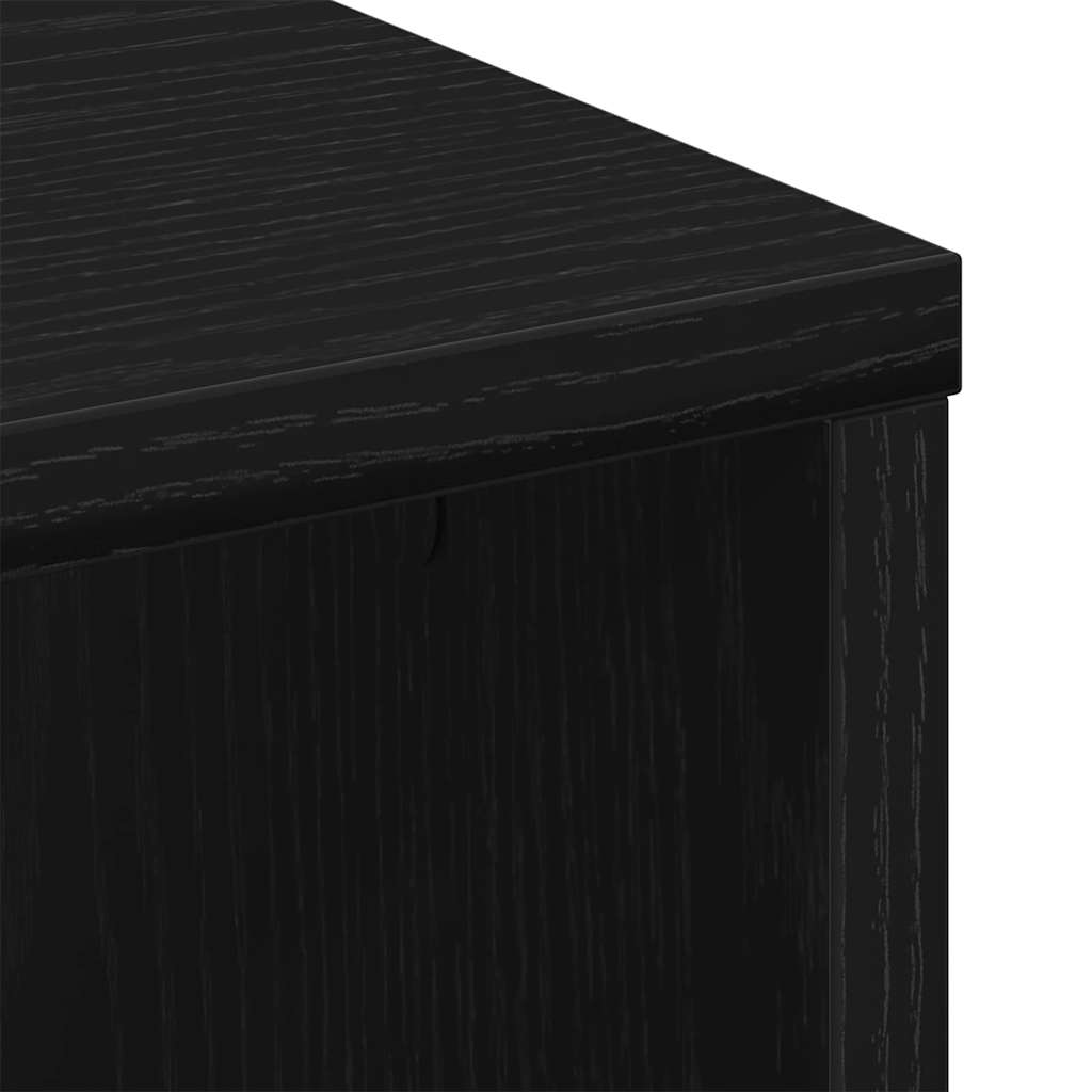Konferenční Stolek Černý Dub 100 X 50 X 40 Cm Kompozitní Dřevo