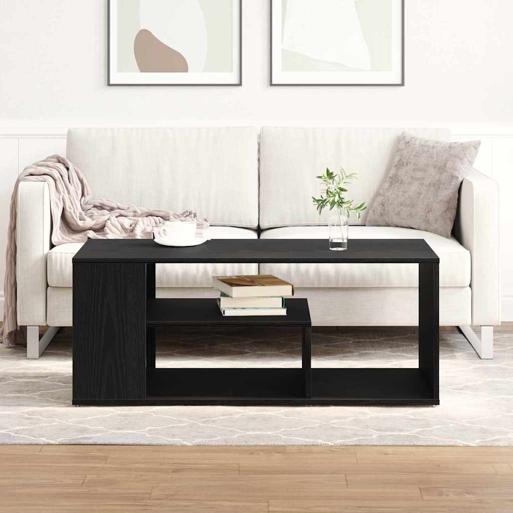 Konferenční Stolek Černý Dub 100 X 50 X 40 Cm Kompozitní Dřevo