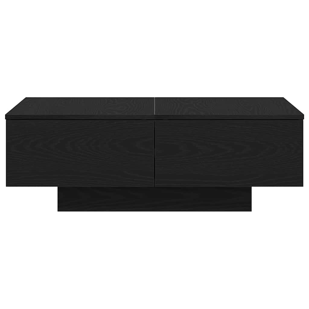 Konferenční Stolek Černý Dub 90 X 60 X 31 Cm Kompozitní Dřevo